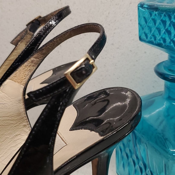 JIMMY CHOO patent leather pumps (sz 8.5) - Picture 10 of 10